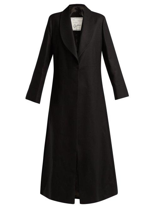Matchesfashion.com Giuliva Heritage Collection - Cerere Single Breasted Wool Coat - Womens - Black