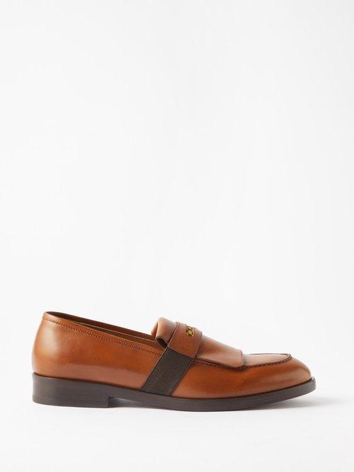 Armando Cabral - Bissau Leather Loafers - Mens - Light Brown