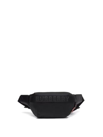 Mens Bags Burberry - Sony Logo-print Nylon Cross-body Bag - Mens - Black
