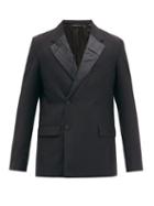 Matchesfashion.com Acne Studios - Single-breasted Wool And Mohair-blend Blazer - Mens - Black