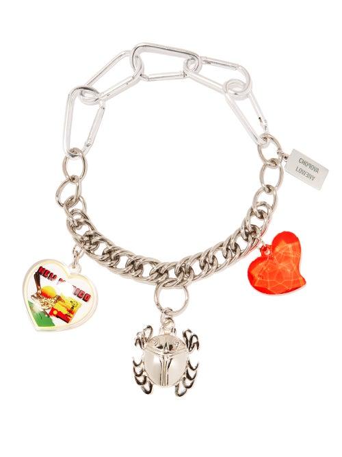 Matchesfashion.com Chopova Lowena - New Mexico Charm Choker - Womens - Silver Multi