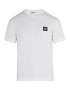 Matchesfashion.com Stone Island - Logo Patch Cotton T Shirt - Mens - White