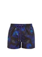 Matchesfashion.com Paul Smith - Floral-print Swim Shorts - Mens - Blue Multi