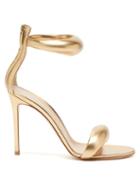 Gianvito Rossi - Bijoux 105 Leather Sandals - Womens - Gold