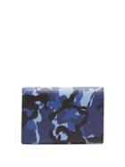 Matchesfashion.com Smythson - Panama Bi Fold Leather Cardholder - Mens - Blue Multi