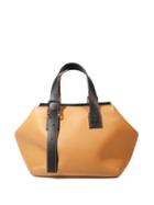 Matchesfashion.com Loewe - Cube Large Leather Tote Bag - Womens - Tan Multi