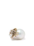 Matchesfashion.com Alexander Mcqueen - Spider Baroque Pearl Ring - Womens - Pearl