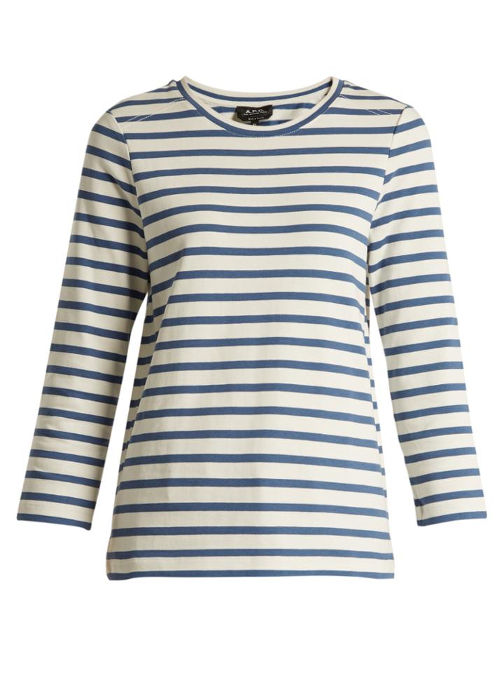 A.p.c. Dream Striped Cotton Top