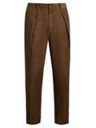 Tomorrowland Memory Wide-leg Twill Trousers