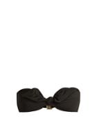Ephemera Tie-front Bandeau Bikini Top