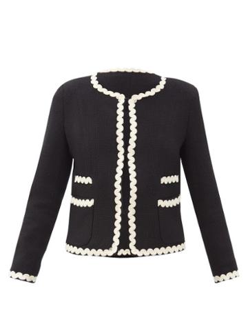 Matchesfashion.com Weekend Max Mara - Salmone Jacket - Womens - Black White