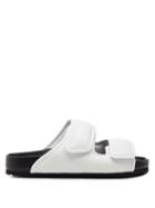 Matchesfashion.com Birkenstock X Csm - Cosy Padded-leather Sandals - Mens - White