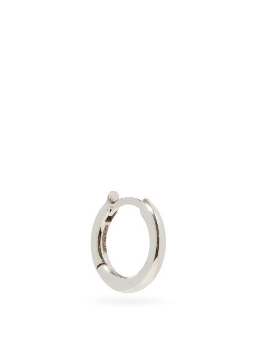 Matchesfashion.com Spinelli Kilcollin - Micro Hoop 18kt White-gold Single Earring - Mens - White Gold
