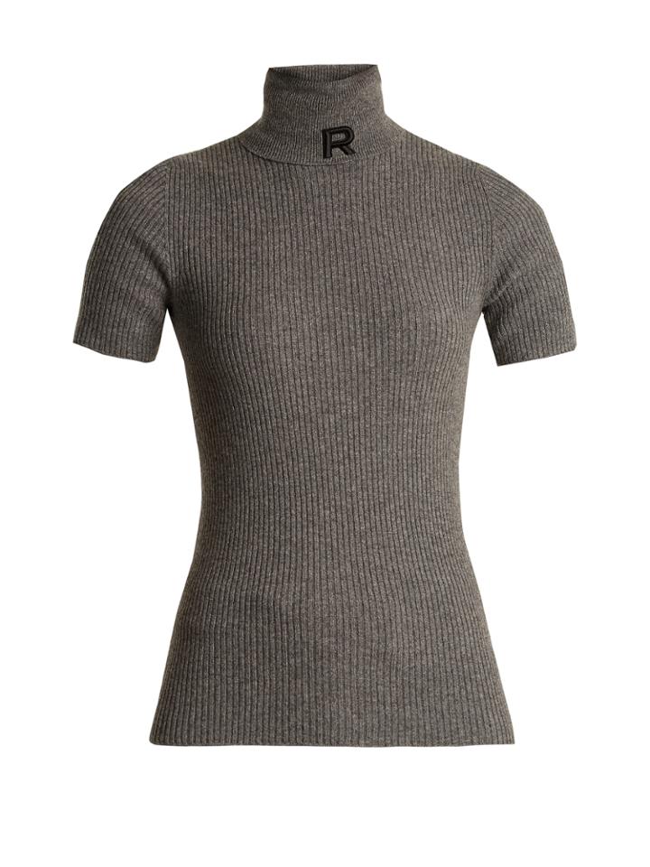 Rochas Ribbed-knit Cashmere Sweater
