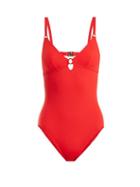 Matchesfashion.com Melissa Odabash - Havana Scoop Back Swimsuit - Womens - Red