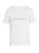 Saint Laurent Heaven-print Distressed Cotton T-shirt