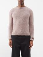 Raf Simons - Mohair-blend Sweater - Mens - Light Pink