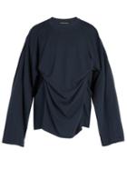 Matchesfashion.com Y/project - Double Layer Modal And Cotton Blend Top - Mens - Navy