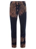Gucci Tie-dye Slim-leg Corduroy Trousers