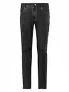 Saint Laurent Studded Leather Trousers