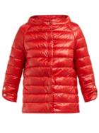 Matchesfashion.com Herno - Icons Elsa Quilted Down Jacket - Womens - Red