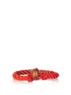 Matchesfashion.com Aurlie Bidermann - Maya Bead Embellished Bracelet - Womens - Red Multi