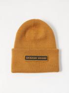 Canada Goose - Embroidered-logo Patch Wool Beanie - Mens - Beige