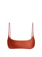 Matchesfashion.com Jade Swim - Hinge Bikini Top - Womens - Dark Red