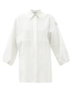 Ladies Rtw Gabriela Hearst - Camilla Epaulette Linen Shirt - Womens - Ivory