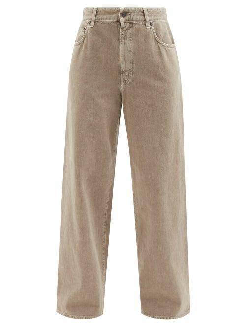 The Row - Egli Wide-leg Jeans - Womens - Light Grey