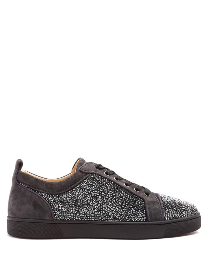 Christian Louboutin Louis Junior Strass Low-top Embellished Trainers