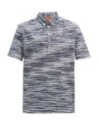 Matchesfashion.com Missoni - Abstract-jacquard Polo Shirt - Mens - Navy White