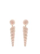 Matchesfashion.com Rebecca De Ravenel - Twisty Drop Earrings - Womens - Pink