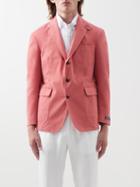 Polo Ralph Lauren - Single-breasted Cotton-blend Twill Jacket - Mens - Pink