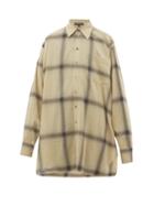 Matchesfashion.com Ann Demeulemeester - Oversized Checked Wool Shirt - Mens - Multi