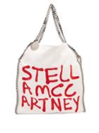 Stella Mccartney - X Ed Curtis Falabella Faux-leather Tote Bag - Womens - Red White