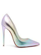 Christian Louboutin - So Kate 100 Iridescent-leather Pumps - Womens - Multi