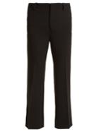 Miu Miu High-rise Cropped Flared-leg Cady Trousers