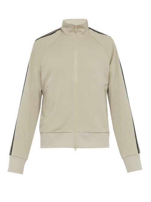 Matchesfashion.com Y-3 - Three Stripe Technical Jersey Track Jacket - Mens - Cream