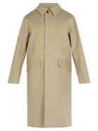 Matchesfashion.com Mackintosh - Rubberised Bonded Cotton Overcoat - Mens - Beige