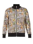 Matchesfashion.com Palm Angels - Woodland Print Zip Through Track Jacket - Mens - Brown