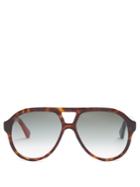 Gucci Aviator-frame Acetate Sunglasses