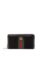 Gucci Ophidia Suede Zip-around Wallet