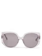 Loewe - Story Cat-eye Acetate Sunglasses - Womens - Grey