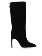 Matchesfashion.com Sophia Webster - Candice Slouchy Suede Boots - Womens - Black