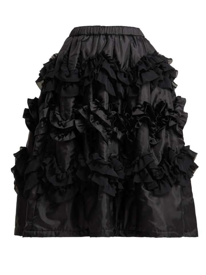 Comme Des Garçons Girl Ruffled Shell Skirt