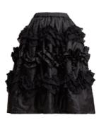 Comme Des Garçons Girl Ruffled Shell Skirt