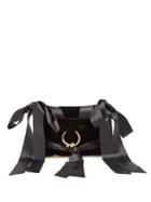 J.w.anderson Pierce Mini Woven-ribbon Velvet Cross-body Bag