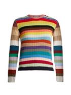Gucci Long-sleeved Striped Cashmere-blend Sweater