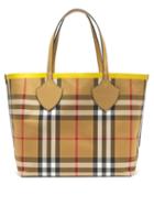 Matchesfashion.com Burberry - The Giant Reversible Cotton Tote - Womens - Yellow Multi